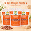 Multi-Pack Peach Pet Freeze-Dried Cat Treats, High-Protein Crunchy Real Meat Snacks, Chicken Breast, Liver, Hearts & Variety Mix