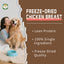 Peach Pet Freeze-Dried Chicken Trio Pack 3 Pack High Protein 3.5oz