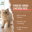 Peach Pet Freeze-Dried Chicken Trio Pack 3 Pack High Protein 3.5oz