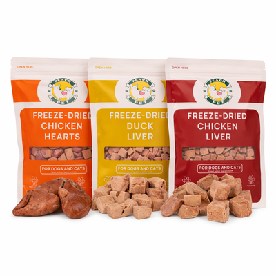 Peach Pet Freeze-Dried Organ Mix 3 Pack High Protein 3.5oz